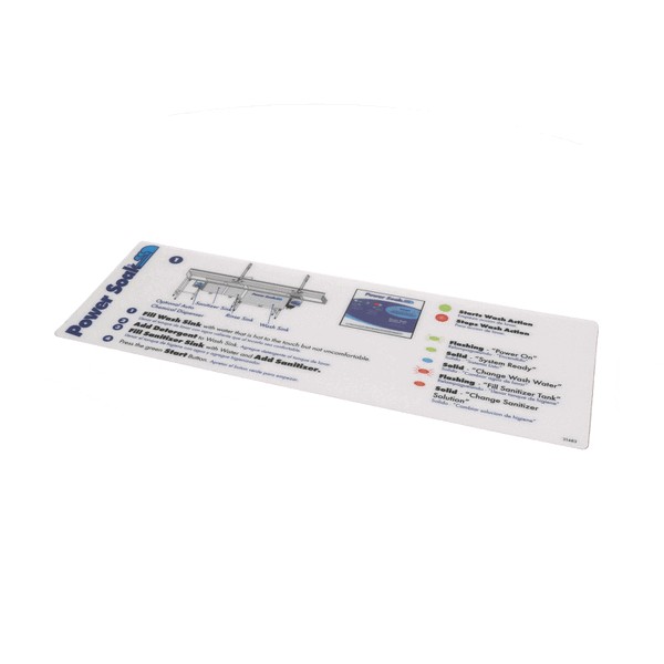 (image for) Power Soak Systems 31483 DECAL - BACKSPLASH STEP 1 R-L